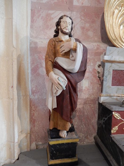 statue : Saint Joseph - © Ministère de la Culture (France), Conservation des antiquités et des objets d’art de la Vienne – Tous droits réservés 