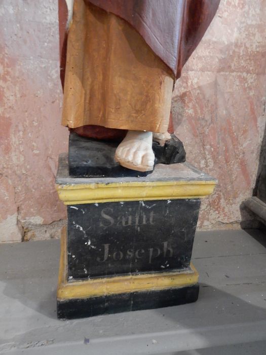 statue : Saint Joseph, détail