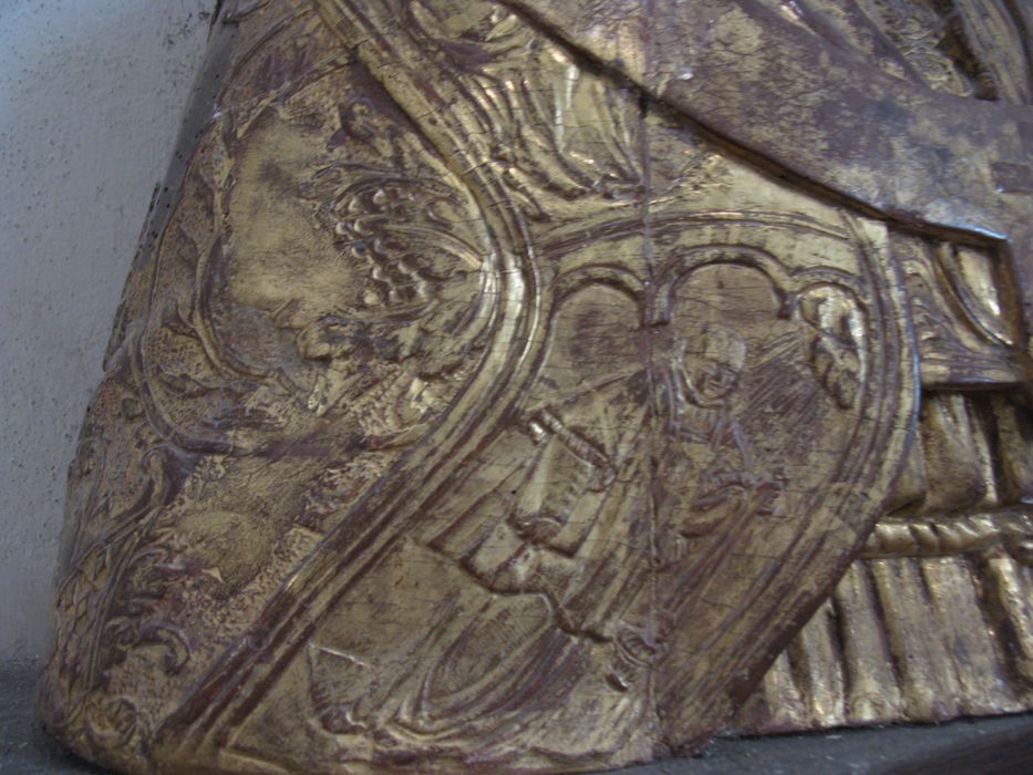 buste-reliquaire, détail