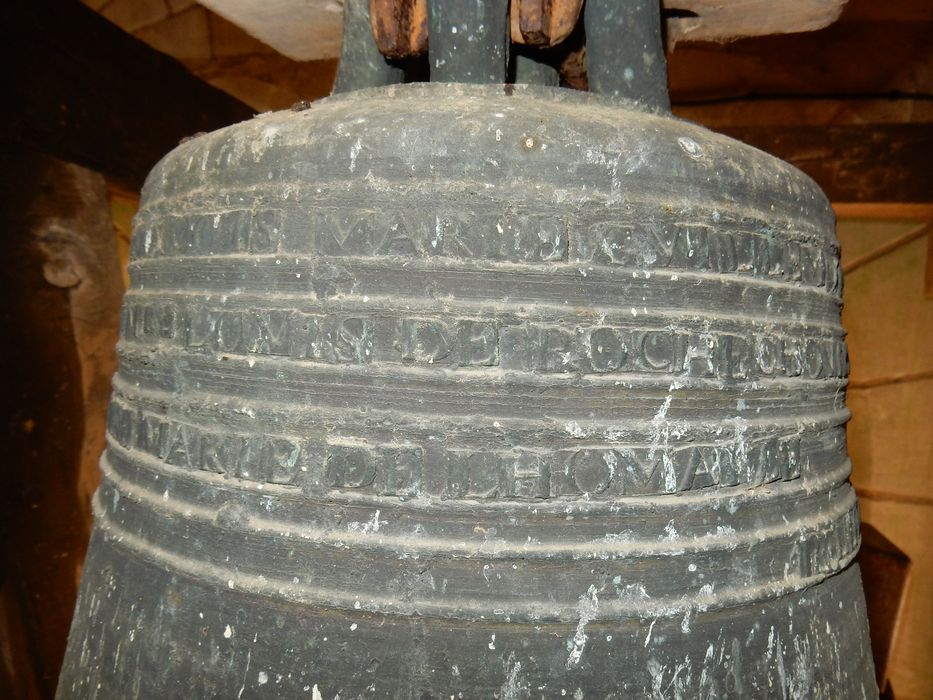 cloche dite Louise Marie de Lhomaizé, détail de l'inscription