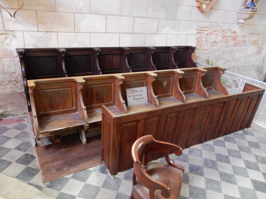 stalles - © Ministère de la Culture (France), Conservation des antiquités et des objets d’art de la Vienne – Tous droits réservés