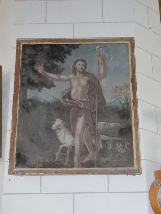 tableau : Saint Jean-Baptiste - © Ministère de la Culture (France), Conservation des antiquités et des objets d’art de la Vienne – Tous droits réservés