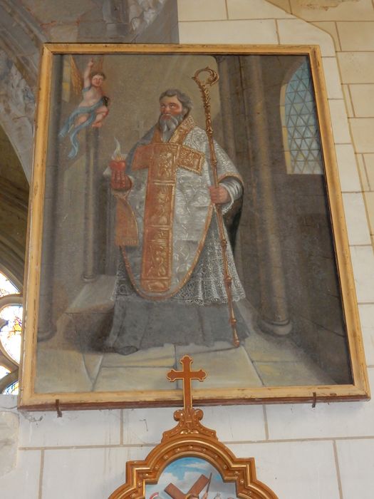 tableau et son cadre : Saint Augustin - © Ministère de la Culture (France), Conservation des antiquités et des objets d’art de la Vienne – Tous droits réservés