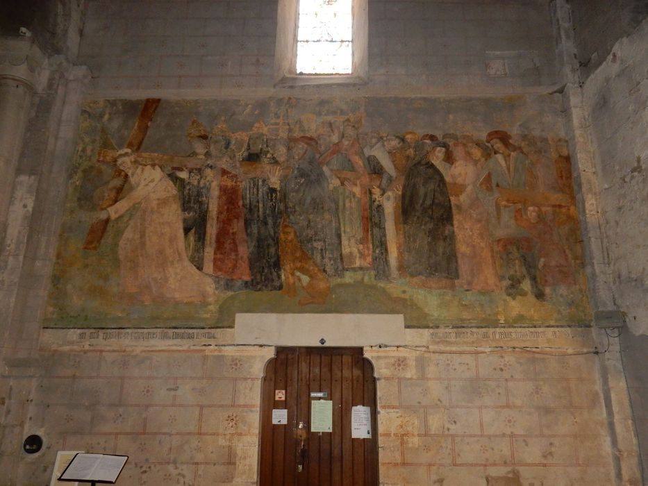 peinture monumentale : l'humanité associée aux souffrances du Christ