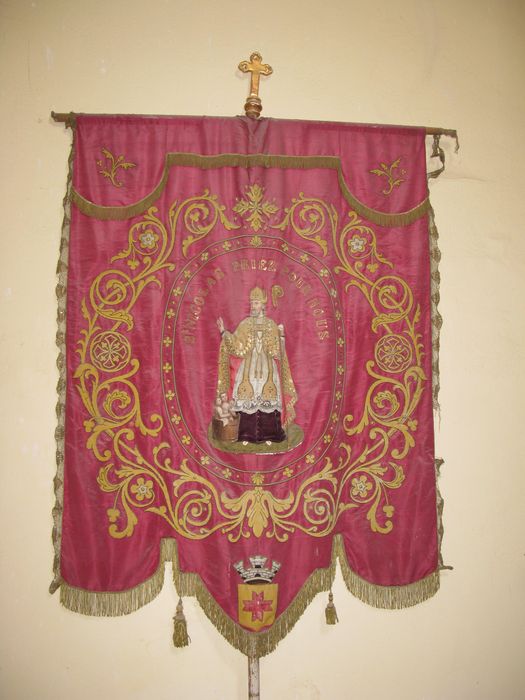 Bannière de procession : Vierge et Saint Nicolas