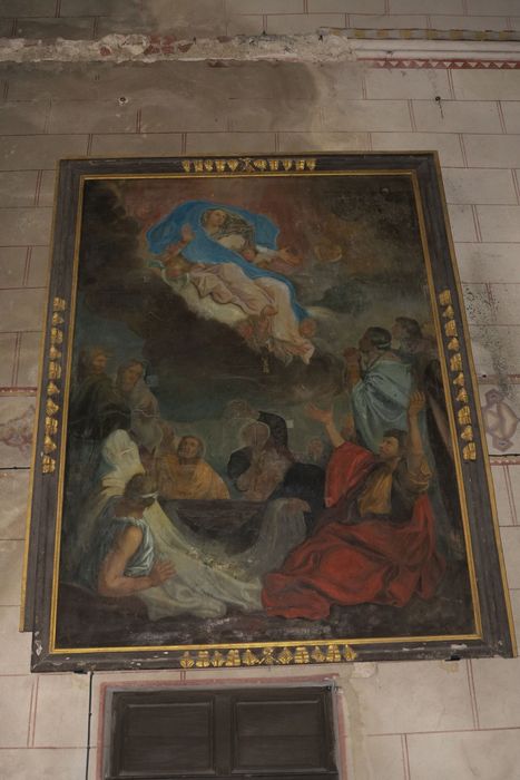 Tableau et son cadre : Assomption de la Vierge