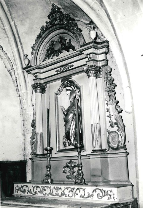 autel, retable, statue : Saint Nicolas