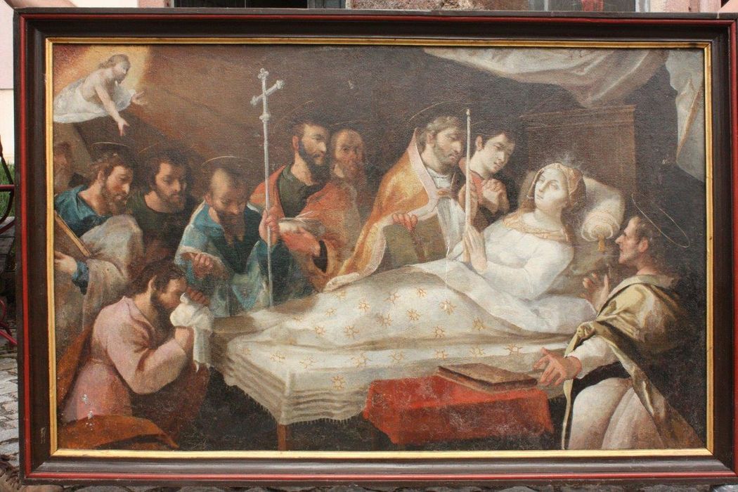 tableau : la Dormition de la Vierge