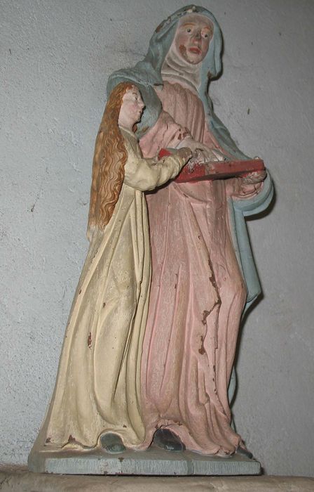 statue : L'Education de la Vierge