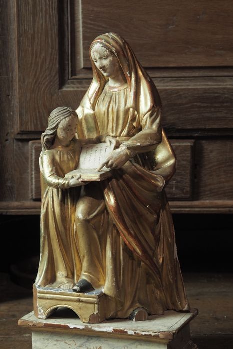 groupe sculpté : Sainte Anne et la Vierge