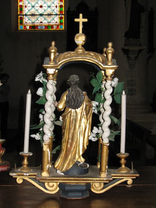 statuette de confrérie : Vierge de l’Immaculée Conception (revers)