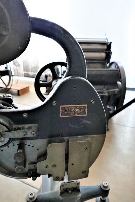machine à attacher (machine à piquer), détail