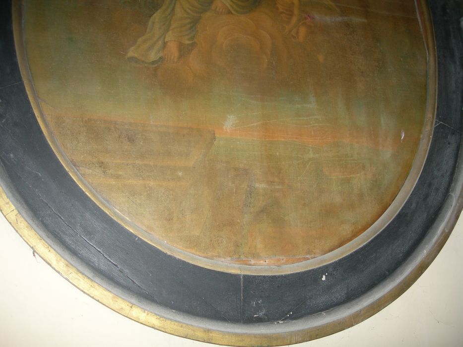 tableau : Assomption de la Vierge, détail