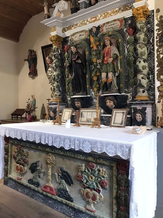 maître-autel, retable, statues : Saint Del, Saint Gengoult