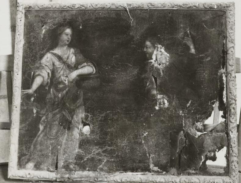 Tableau : Madeleine et Christ ressuscité