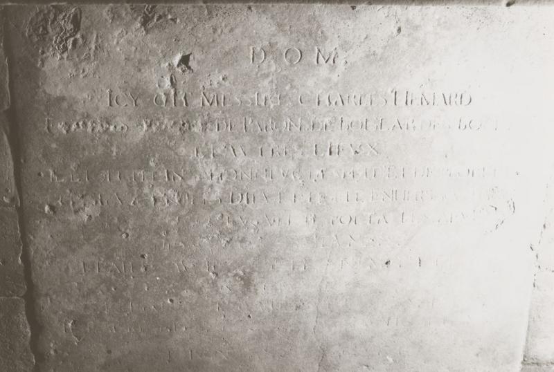 dalle de Charles Hémard