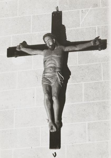 statue : Christ en croix - © Ministère de la Culture (France), Conservation des antiquités et objets d'art de l'Yonne, tous droits réservés