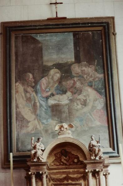 tableau : Adoration des Bergers