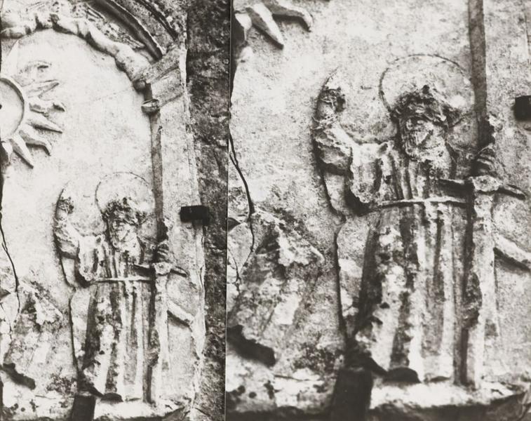 bas-relief (fragment) : saint Paul