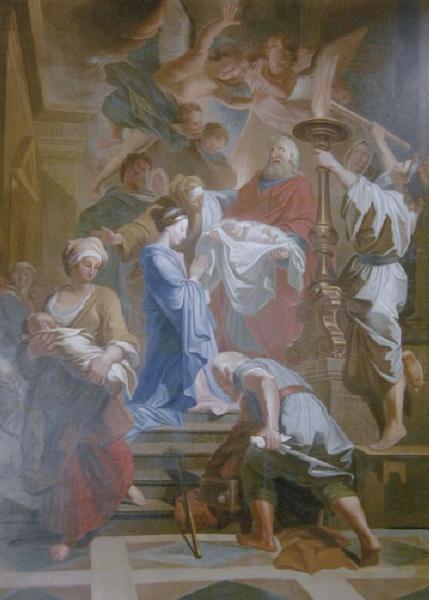 tableau : Présentation de Jésus au Temple