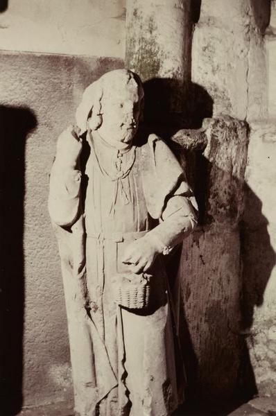 statue : Saint Jacques - © Ministère de la Culture (France), Conservation des antiquités et objets d'art de l'Yonne, tous droits réservés