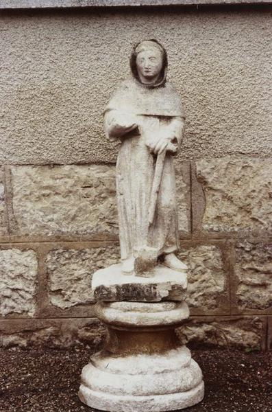 statue (statuette) : saint Fiacre