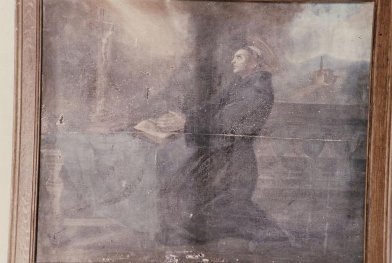 tableau : Saint François d'Assise en prière et recevant les stigmates