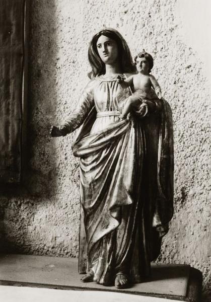 statue : Vierge à l'enfant - © Ministère de la Culture (France), Conservation des antiquités et objets d'art de l'Yonne, tous droits réservés