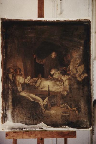 Tableau : Mort de saint Bruno