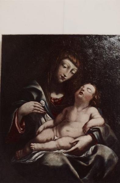 Tableau : Vierge à l'enfant endormi