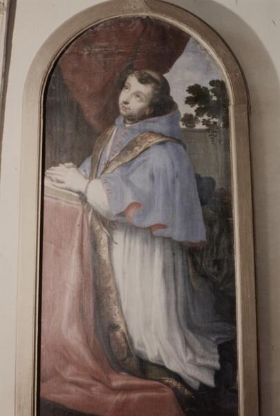 tableau : Saint Louis d'Anjou (?) - © Ministère de la Culture (France), Conservation des antiquités et objets d'art de l'Yonne, tous droits réservés