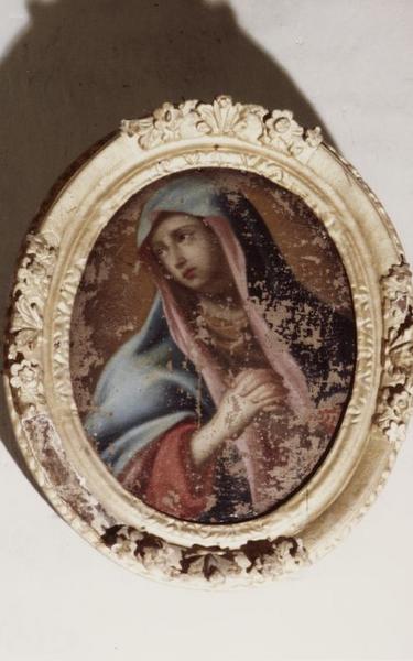 tableau : Vierge de douleur - © Ministère de la Culture (France), Conservation des antiquités et objets d'art de l'Yonne, tous droits réservés