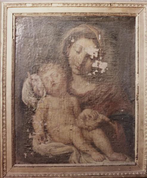 tableau : Vierge à l'Enfant - © Ministère de la Culture (France), Conservation des antiquités et objets d'art de l'Yonne, tous droits réservés