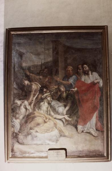 tableau : Guérison d'un paralètique - © Ministère de la Culture (France), Conservation des antiquités et objets d'art de l'Yonne, tous droits réservés