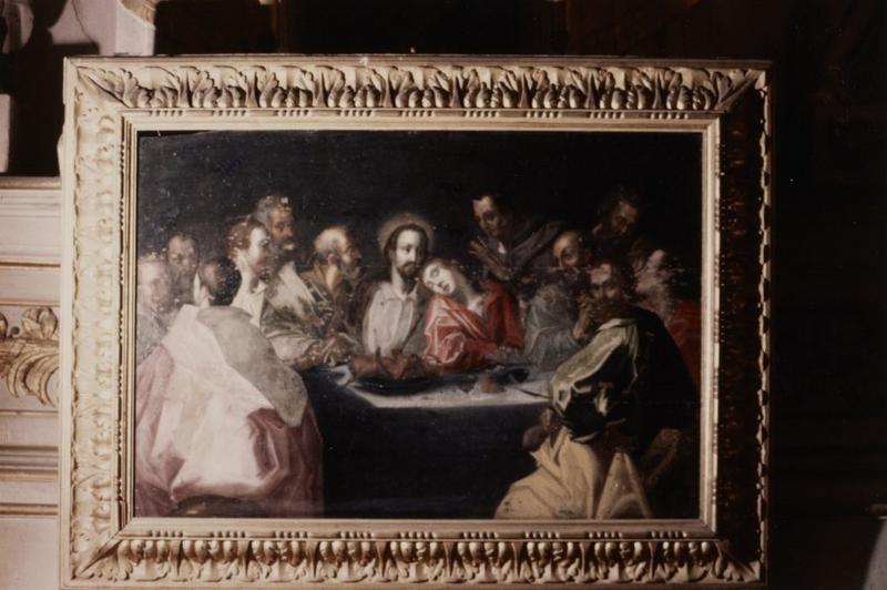 tableau : Cène - © Ministère de la Culture (France), Conservation des antiquités et objets d'art de l'Yonne, tous droits réservés