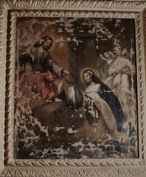 tableau : Saint Louis recevant la couronne d'épines - © Ministère de la Culture (France), Conservation des antiquités et objets d'art de l'Yonne, tous droits réservés
