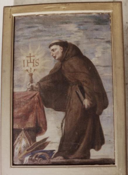 tableau : Saint Bernardin de Sienne - © Ministère de la Culture (France), Conservation des antiquités et objets d'art de l'Yonne, tous droits réservés