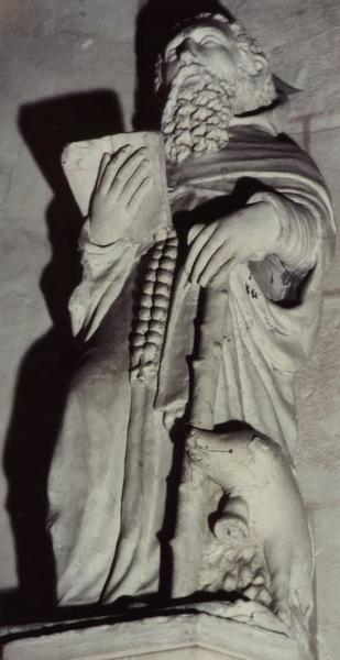 statue : Saint Antoine - © Ministère de la Culture (France), Conservation des antiquités et objets d'art de l'Yonne, tous droits réservés