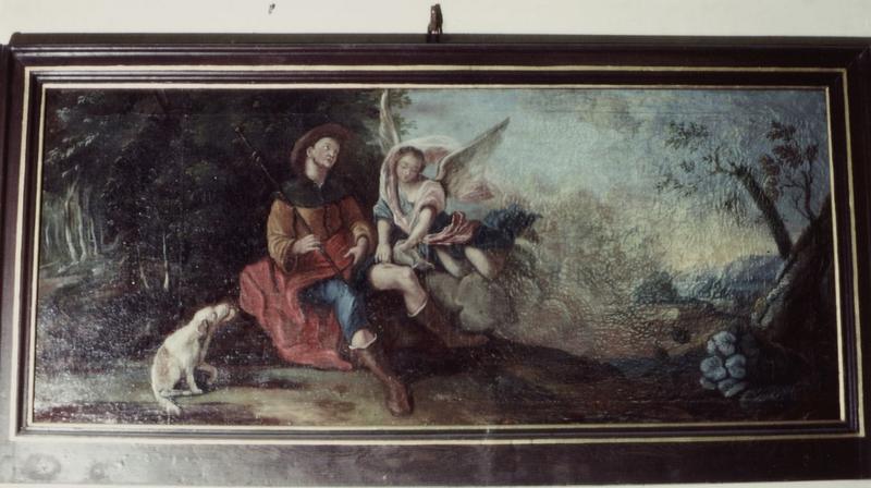 tableau ; cadre : Saint Roch - © Ministère de la Culture (France), Conservation des antiquités et objets d'art de l'Yonne, tous droits réservés