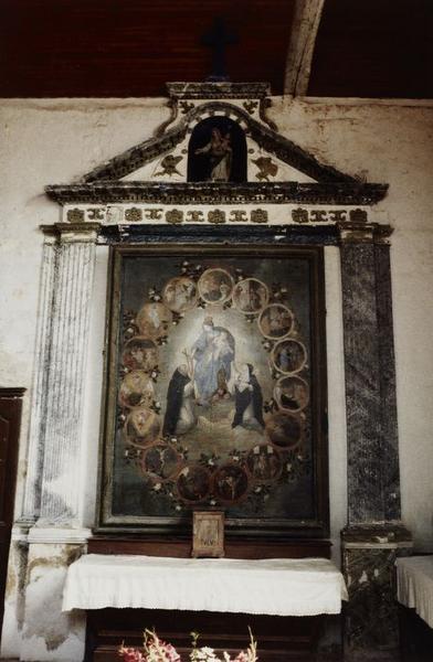 retable ; statue : Vierge à l'Enfant - © Ministère de la Culture (France), Conservation des antiquités et objets d'art de l'Yonne, tous droits réservés