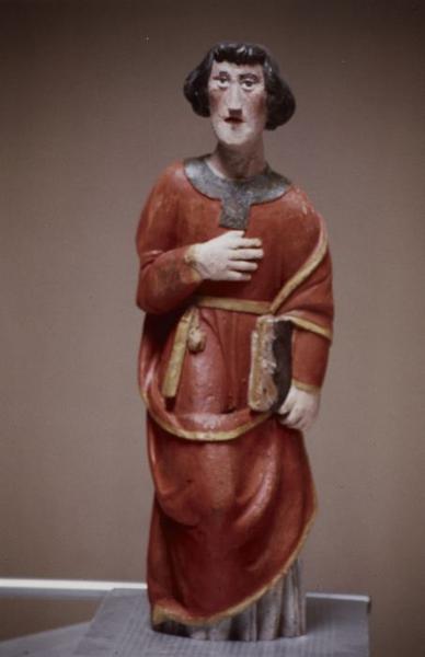 statue (statuette) : Saint Jean - © Ministère de la Culture (France), Conservation des antiquités et objets d'art de l'Yonne, tous droits réservés