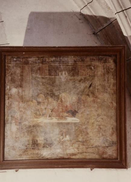 tableau : Cène - © Ministère de la Culture (France), Conservation des antiquités et objets d'art de l'Yonne, tous droits réservés