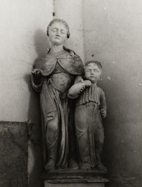 statue : Saint Cyr et sainte Juliette