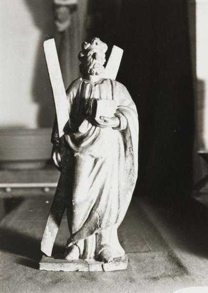 statue (statuette) : Saint André - © Ministère de la Culture (France), Conservation des antiquités et objets d'art de l'Yonne, tous droits réservés