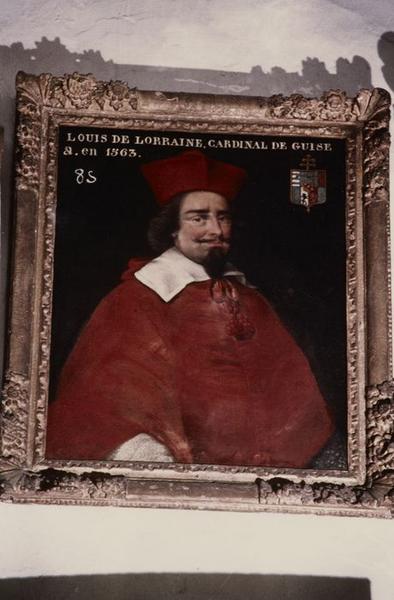 tableau : Portait du Cardinal Louis de Lorraine, archevêque de Sens (1561-1562) - © Ministère de la Culture (France), Conservation des antiquités et objets d'art de l'Yonne, tous droits réservés