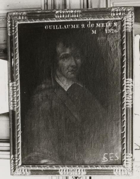 tableau : Portrait de Guillaume VI de Melun, archevêque de Sens (1344-1375) - © Ministère de la Culture (France), Conservation des antiquités et objets d'art de l'Yonne, tous droits réservés