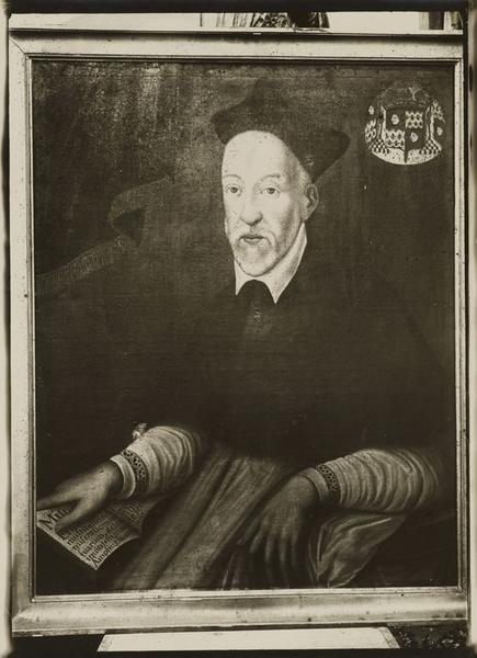 tableau : Portrait de Nicolas de Pellevé, archevêque de Sens (1562-1594) - © Ministère de la Culture (France), Conservation des antiquités et objets d'art de l'Yonne, tous droits réservés