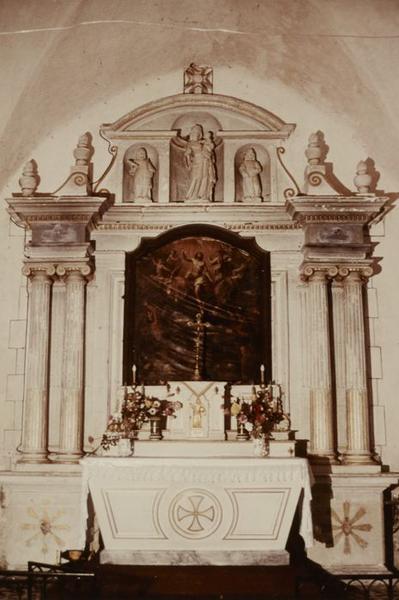 retable ; statue (2) : Saint Mammert et saint Vincent - © Ministère de la Culture (France), Conservation des antiquités et objets d'art de l'Yonne, tous droits réservés