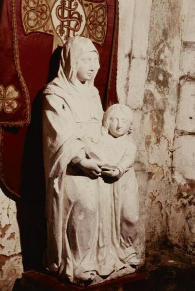 statue : Education de la Vierge - © Ministère de la Culture (France), Conservation des antiquités et objets d'art de l'Yonne, tous droits réservés