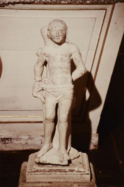 statue : Saint Sébastien - © Ministère de la Culture (France), Conservation des antiquités et objets d'art de l'Yonne, tous droits réservés
